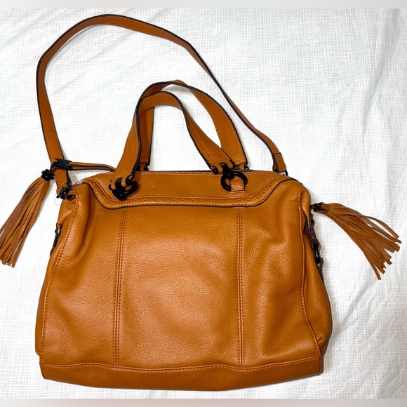 Aimee Kestenberg April Vintage Y2K New Tan Brown Leather Shoulder cross bag - Picture 4 of 10